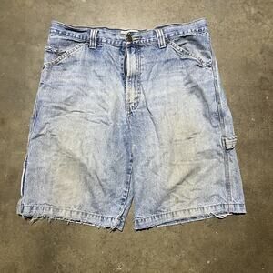 Vintage Y2k Levi’s Carpenter Jeans Shorts Jorts 34x10